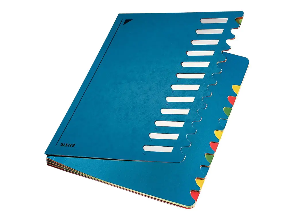 Leitz Ordnungsmappe Deskorganizer Color 59120035 12Fächer blau