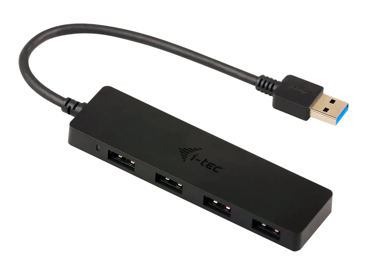 i-tec USB 3.0 Slim Passive HUB - Hub - 4 x SuperSpeed U3HUB404