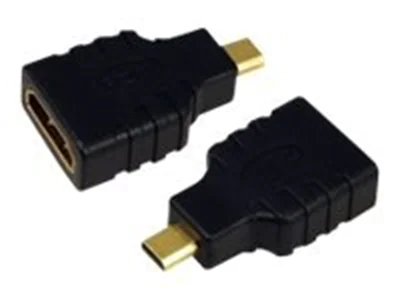 LogiLink - HDMI-Adapter - HDMI weiblich zu 19 pin micro HDMI Type D männlich - Schwarz