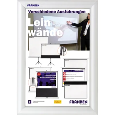 Franken Wechselrahmen BS1801 24,1x32,8x1,1cm Aluminium silber