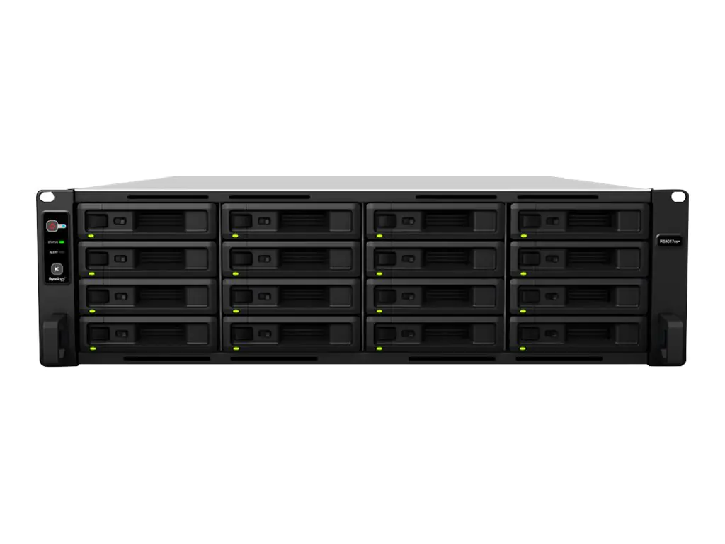 Synology RackStation RS4017XS+ - NAS-Server - 16 Schächte - Rack - einbaufähig - SATA 6Gb/s - RAID 0, 1, 5, 6, 10, JBOD - RAM 8 GB - 10GBase-T - iSCSI - 3U