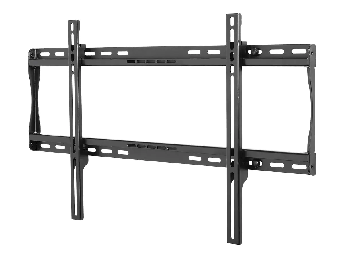 Peerless SmartMount Universal Flat Wall Mount SF650P - Befestigungskit (Wandplatte, tiefe Halterung) - für Flachbildschirm - gehärteter Stahl, Epoxidharz - Schwarz - Bildschirmgröße: 99.1-190.5 cm (39"-75") - Montageschnittstelle: bis zu 742 x 405 mm