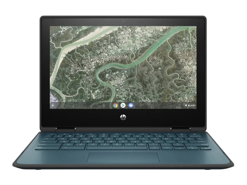 HP Chromebook x360 11MK G3 Education Edition - Flip-Design - MT8183 / 2 GHz - Chrome OS - Mali-G72 MP3 - 4 GB RAM - 64 GB eMMC - 29.5 cm (11.6") IPS Touchscreen 1366 x 768 (HD) - Wi-Fi 5 - kbd: Deutsch