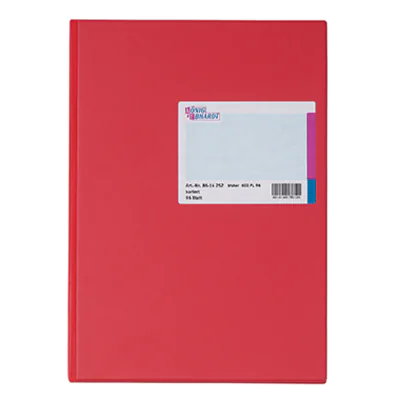 König & Ebhardt Kladde 8614252 DIN A4 kariert 96Blatt rot König & Ebhardt Kladde 8614252 DIN A4 kariert 96Blatt rot