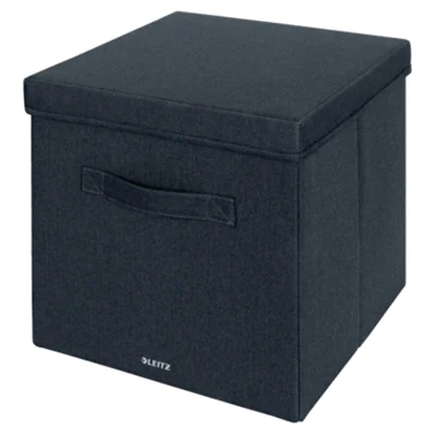 Leitz Aufbewahrungsbox Fabric groß 33 x 32,5 x 38 cm (B x H x T) Karton/Stoff samtgrau 2 St./Pack. Leitz Aufbewahrungsbox Fabric groß 33 x 32,5 x 38 cm (B x H x T) Karton/Stoff samtgrau 2 St./Pack.