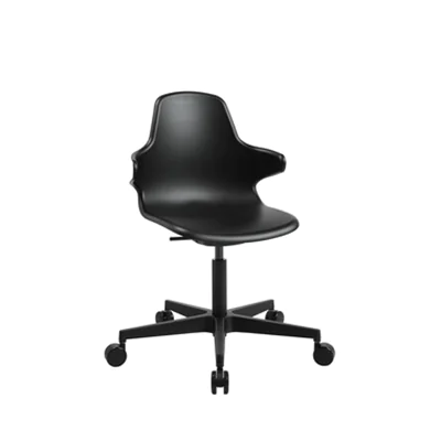 TOPSTAR Bürodrehstuhl Sitness Life 20 44-57cm Rolle hart gebremst (für Teppichboden) Polyamid schwarz