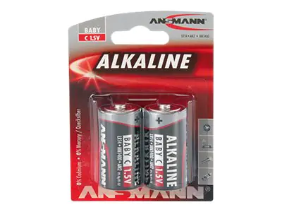 Ansmann Batterie C Baby LR14 1,5V 2er Blister 1513-0000