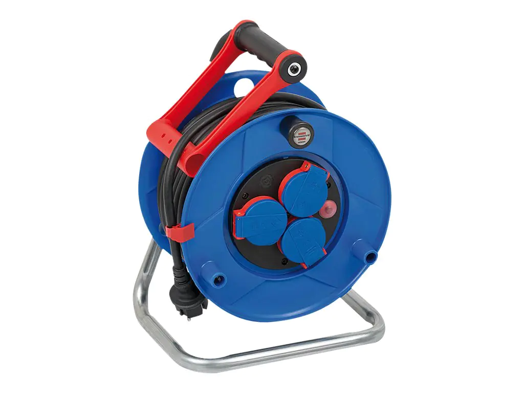 Brennenstuhl Garant IP44 cable reel 25m H07RN-F 3G1,5 - Verlängerungsrolle - Ausgangsanschlüsse: 3 - 25 m Schnur - Schwarz