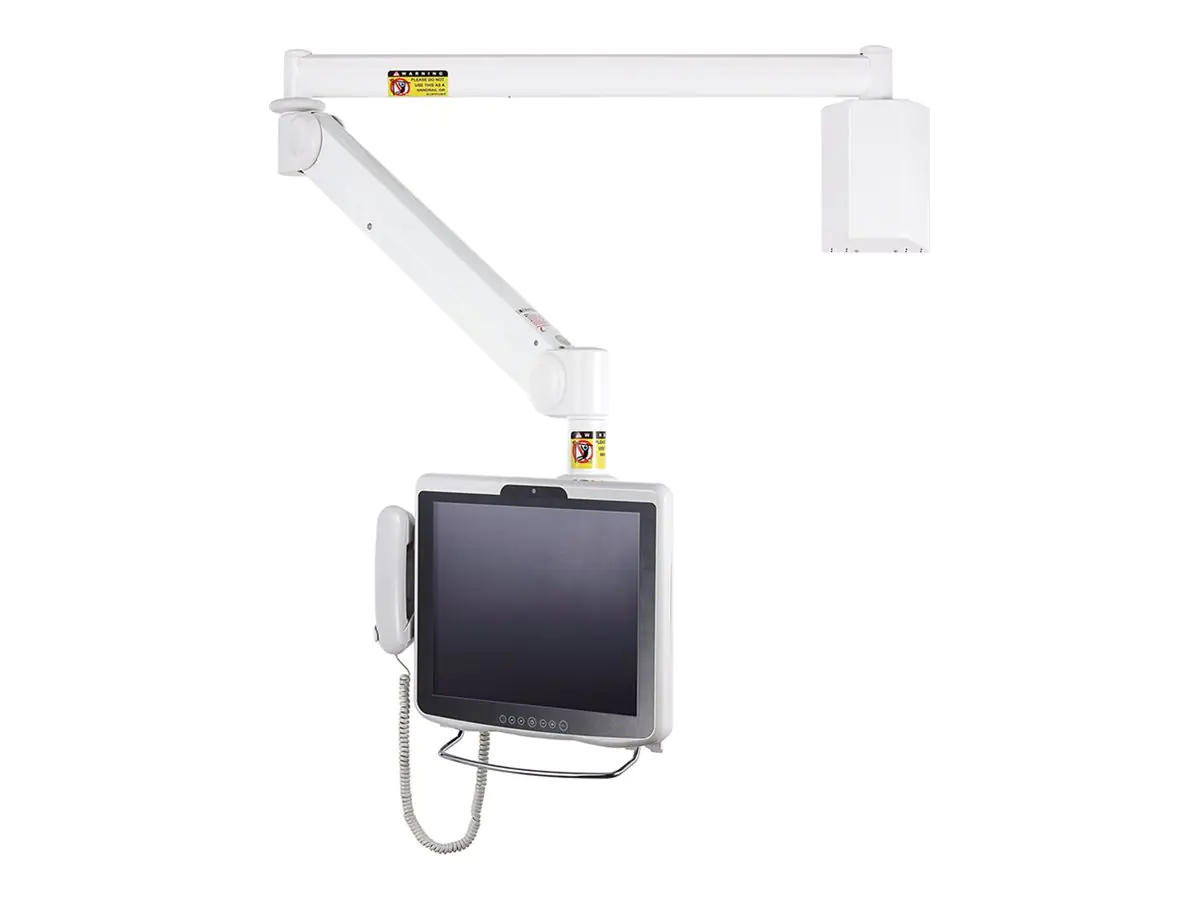 Neomounts FPMA-HAW100 - Halterung - Voll beweglich - für LCD-Display - medizinisch - weiß - Bildschirmgröße: 25.4-61 cm (10"-24") - Wandmontage