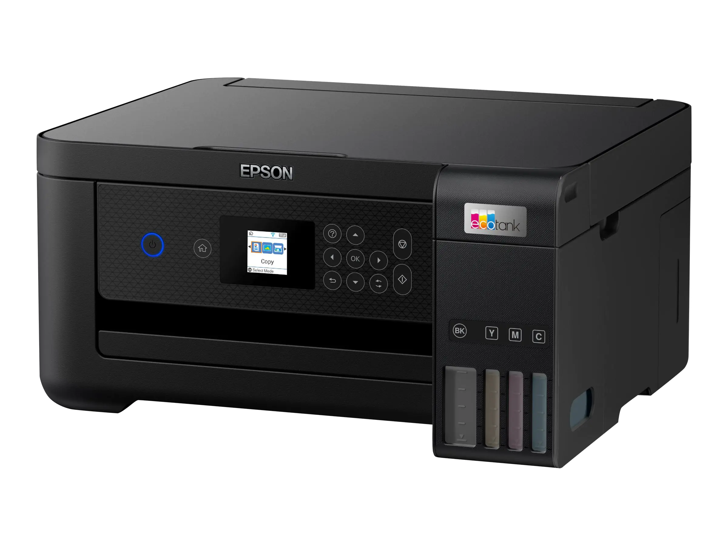 Epson EcoTank ET-2851 - Multifunktionsdrucker - Farbe - Tintenstrahl - nachfüllbar - A4 (Medien) - bis zu 10.5 Seiten/Min. (Drucken) - 100 Blatt - Wi-Fi, USB - Schwarz