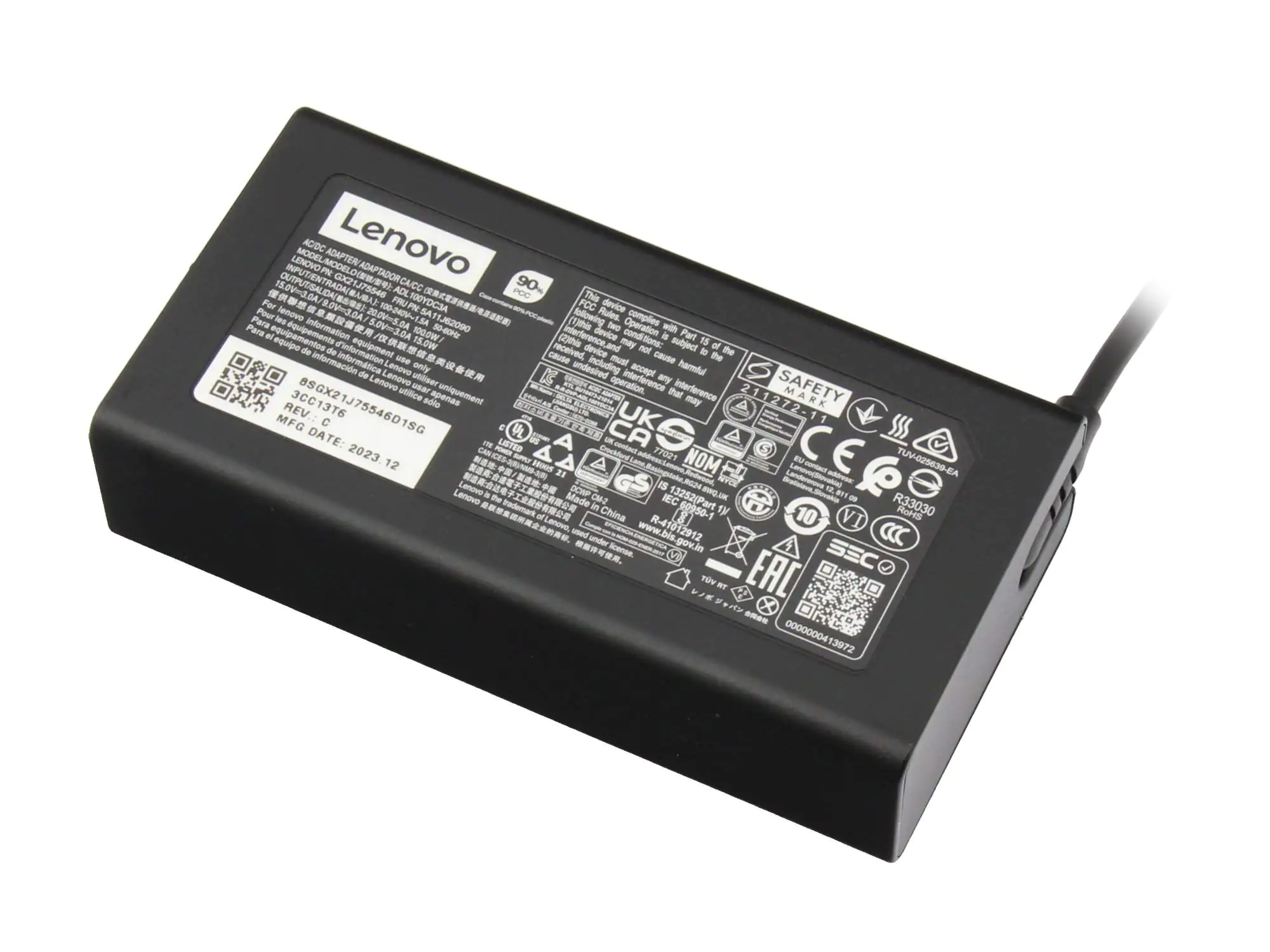 Lenovo AC Adapter USB-C - PC-/Server Netzteil - USB Typ C