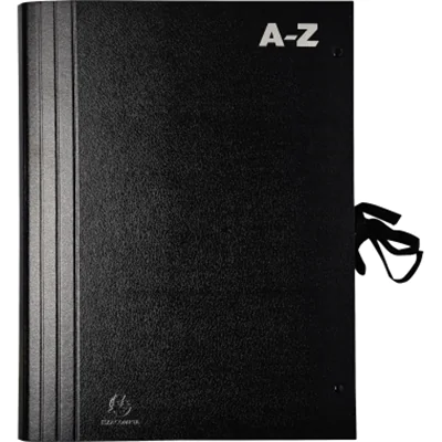 Exacompta Fächermappe 61550B A-Z DIN A4 schwarz Exacompta Fächermappe 61550B A-Z DIN A4 schwarz