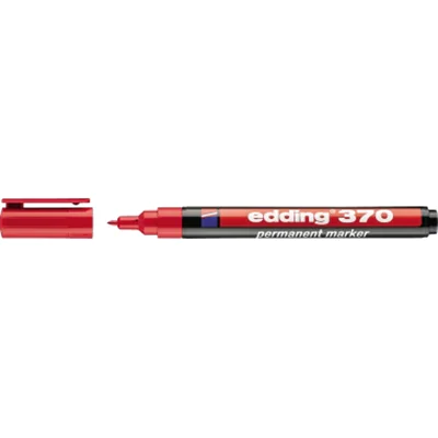 edding Permanentmarker 370 4-370002 1mm Rundspitze nachfüllbar rot edding Permanentmarker 370 4-370002 1mm Rundspitze nachfüllbar rot