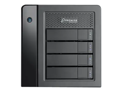 Promise Pegasus32 R4 - Festplatten-Array - 16 TB - 4 Schächte (SATA-600) - HDD 4 TB x 4 - Thunderbolt 3, USB 3.2 Gen 2 (extern)