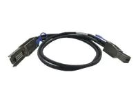 QNAP CAB-SAS10M-8644-8088 - Externes SAS-Kabel - SAS 6Gbit/s - 36 pin 4x Mini SAS HD (SFF-8644) (M) zu 4 x 26-polige Mini SAS (M) - 1 m - Schwarz - für P/N: QXP-820S-B3408