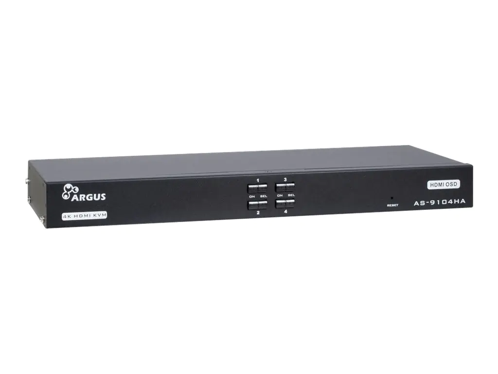 Inter-Tech Argus AS-9104HA - KVM-Switch - 4 x KVM port(s) 88887299
