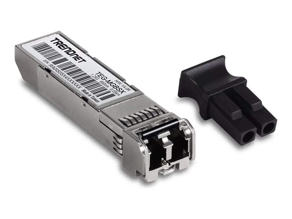 TRENDnet TEG-MGBSX/4 - SFP (Mini-GBIC) -Transceiver-Modul - LC Multi-Mode - bis zu 550 m