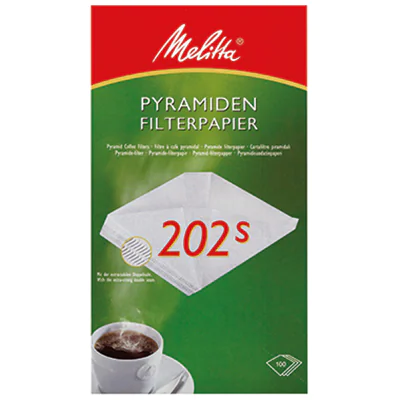 Melitta Kaffeefiltertüte 202S 145768 weiß 100 St./Pack. Melitta Kaffeefiltertüte 202S 145768 weiß 100 St./Pack.