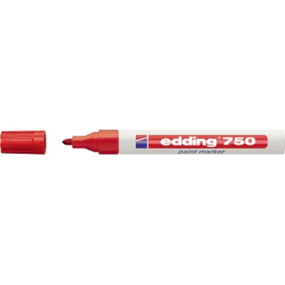 edding Lackmarker 750 4-750002 2-4mm Rundspitze permanent rot edding Lackmarker 750 4-750002 2-4mm Rundspitze permanent rot