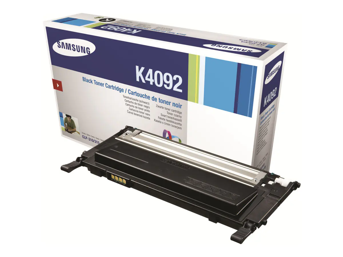 Samsung CLT-K4092S - Schwarz - Original - Tonerpatrone - für CLP-310, 315; CLX-3170, 3175 Samsung CLT-K4092S - Schwarz - Original - Tonerpatrone - für CLP-310, 315; CLX-3170, 3175