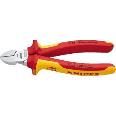 KNIPEX Seitenschneider 70 06 160 DIN ISO5749 VDE 160mm verchromt KNIPEX Seitenschneider 70 06 160 DIN ISO5749 VDE 160mm verchromt