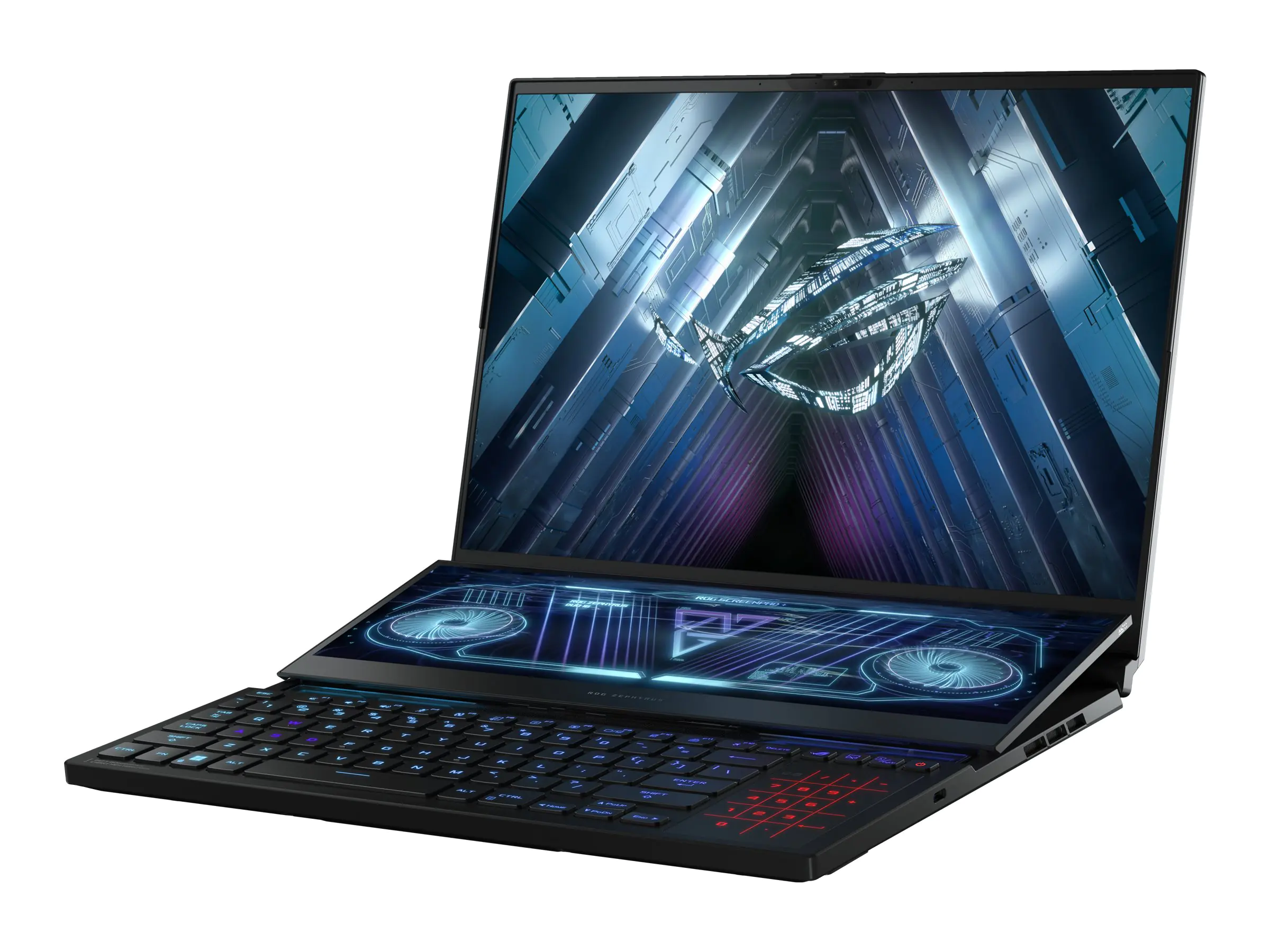 ASUS ROG Zephyrus Duo 16 GX650RX-LO180W - AMD Ryzen 9 6900HX / 3.3 GHz - Win 11 Home - GF RTX 3080 Ti - 64 GB RAM - 2 TB SSD NVMe, Performance - 40.6 cm (16") 2560 x 1600 (QHD+) @ 165 Hz - Wi-Fi 6E - Schwarz
