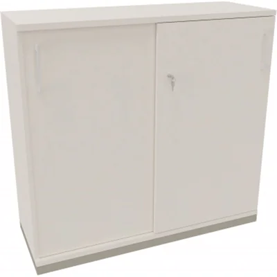 Schiebetürenschrank 3OH B1200xT442xH1133mm si/Weiß Schiebetürenschrank 3OH B1200xT442xH1133mm si/Weiß