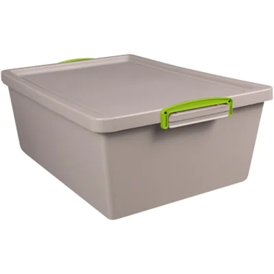 Really Useful Box Aufbewahrungsbox Recycling Economie 44 x 23 x 69,5 cm (B x H x T) 43l Polypropylen, 100 % recycelt taubengrau Really Useful Box Aufbewahrungsbox Recycling Economie 44 x 23 x 69,5 cm (B x H x T) 43l Polypropylen, 100 % recycelt taubengrau
