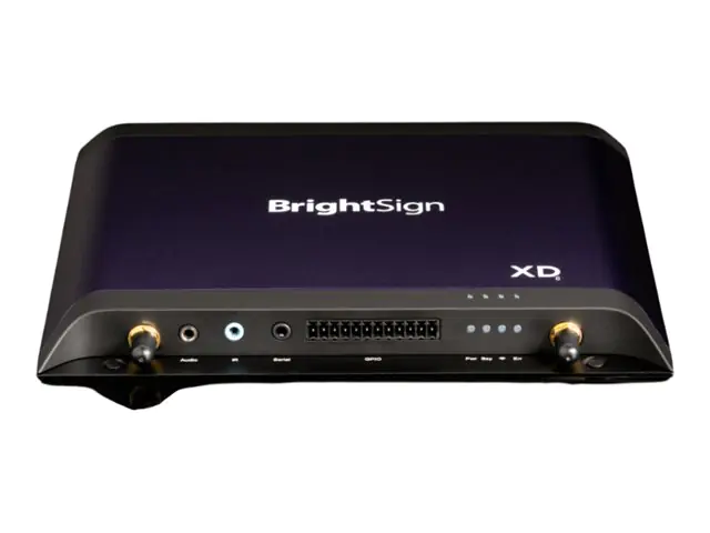 BrightSign XD6 XD1036 - Digital Signage-Player - SSD - 256 GB - BrightSign OS - 4K UHD (2160p)