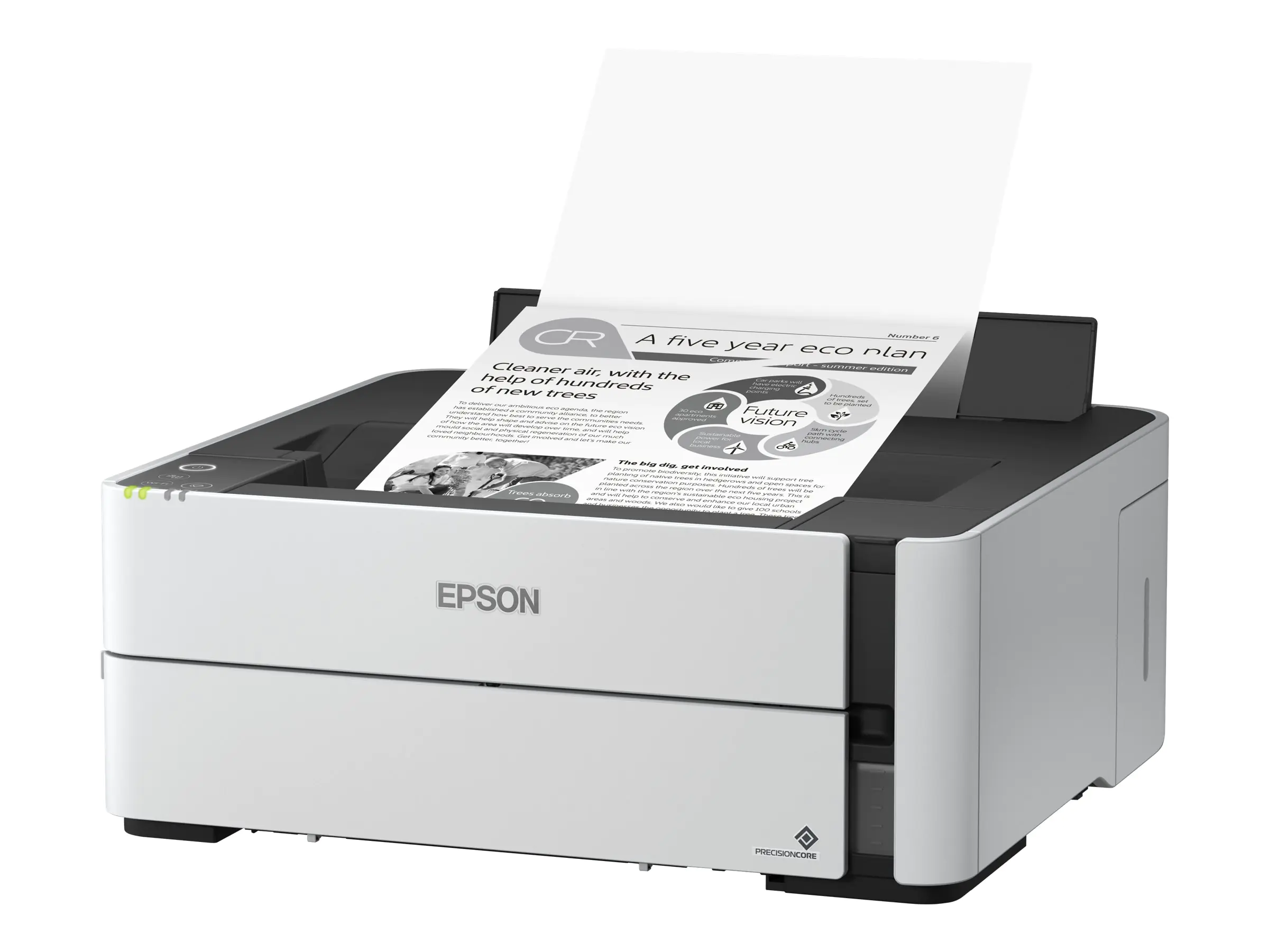 Epson EcoTank ET-M1180 - Drucker - s/w - Duplex - Tintenstrahl - nachfüllbar - A4/Legal - 1200 x 2400 dpi - bis zu 20 Seiten/Min. - Kapazität: 250 Blätter - USB 2.0, LAN, Wi-Fi Epson EcoTank ET-M1180 - Drucker - s/w - Duplex - Tintenstrahl - nachfüllbar - A4/Legal - 1200 x 2400 dpi - bis zu 20 Seiten/Min. - Kapazität: 250 Blätter - USB 2.0, LAN, Wi-Fi