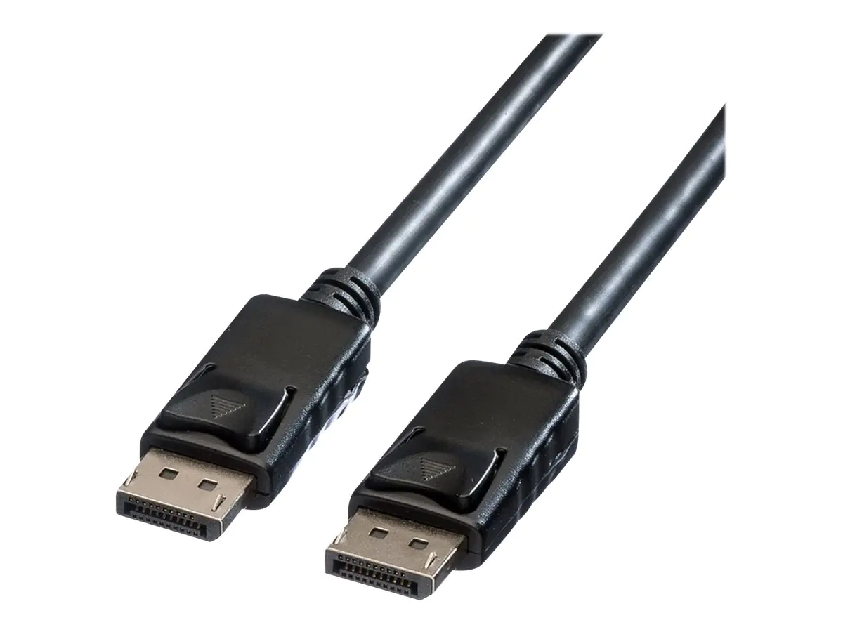 Roline - DisplayPort-Kabel - DisplayPort (M) eingerastet zu DisplayPort (M) eingerastet - DisplayPort 1.2 - 5 m - 4K Unterstützung - Schwarz Roline - DisplayPort-Kabel - DisplayPort (M) eingerastet zu DisplayPort (M) eingerastet - DisplayPort 1.2 - 5 m - 4K Unterstützung - Schwarz