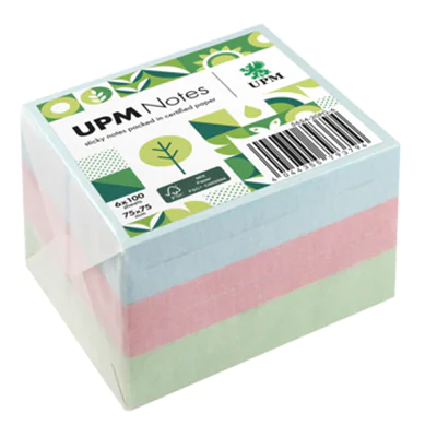 UPM Notes Haftnotiz Pastell - Bürokleinmaterial 5654-20PG-6