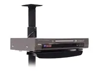 Chief Component Pole Shelf - For VCR or DVD - Black - Montagekomponente (Regal)