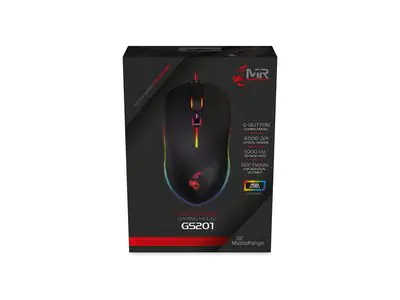 MEDIARANGE Gaming Series GS201 - Maus - ergonomisch MRGS201