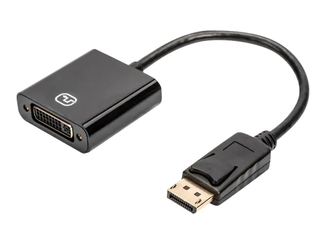 Digitus DisplayPort Adapter Cable - Videoadapter - DisplayPort (M) zu DVI-I (W) - 15 cm - 1080p-Unterstützung (Packung mit 10)