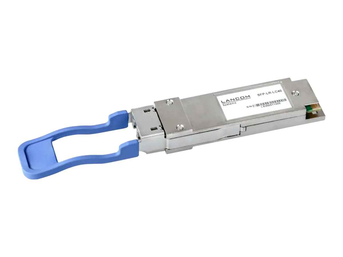 LANCOM SFP-LR-LC40 - QSFP+-Transceivermodul - 40GbE - 40GBase-LR - LC Single-Modus - bis zu 10 km - 1310 nm - für P/N: 61884