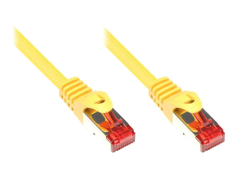 Good Connections RNS - Patch-Kabel - RJ-45 (M) bis RJ-45 (M) - 5 m - SFTP, PiMF - CAT 6 - geschirmt, ohne Haken - Gelb