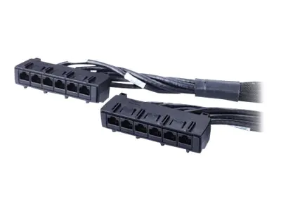 APC Data Distribution Cable - Netzwerkkabel - TAA-konform - RJ-45 (W) zu RJ-45 (W) - 18.3 m - UTP - CAT 6 - Schwarz