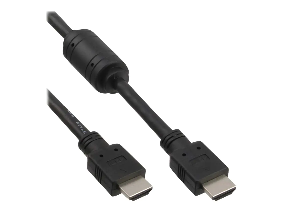InLine High Speed - HDMI-Kabel - HDMI (M) bis HDMI (M) - 1.5 m - Schwarz