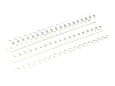 Fellowes Plastikbinderücken COMB 5345805 10mm weiß 100 St./Pack.