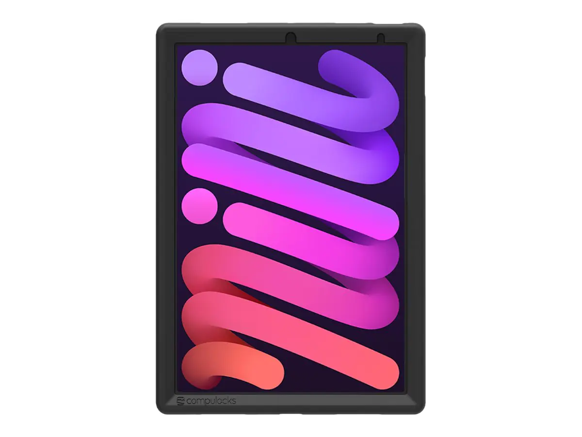 Compulocks Rugged Edge Case for iPad Mini 8.3" - Stoßstange für Tablet - widerstandsfähig - Gummi - Schwarz - für Apple iPad mini (6. Generation), A17 Pro Wi-Fi, A17 Pro Wi-Fi + Cellular