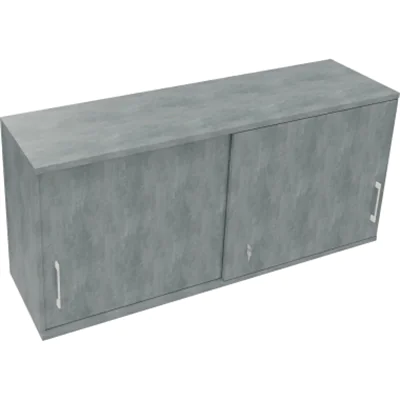 Aufsatz Schiebetürenschrank 2OH B1600xT442xH736mm Beton hell Aufsatz Schiebetürenschrank 2OH B1600xT442xH736mm Beton hell