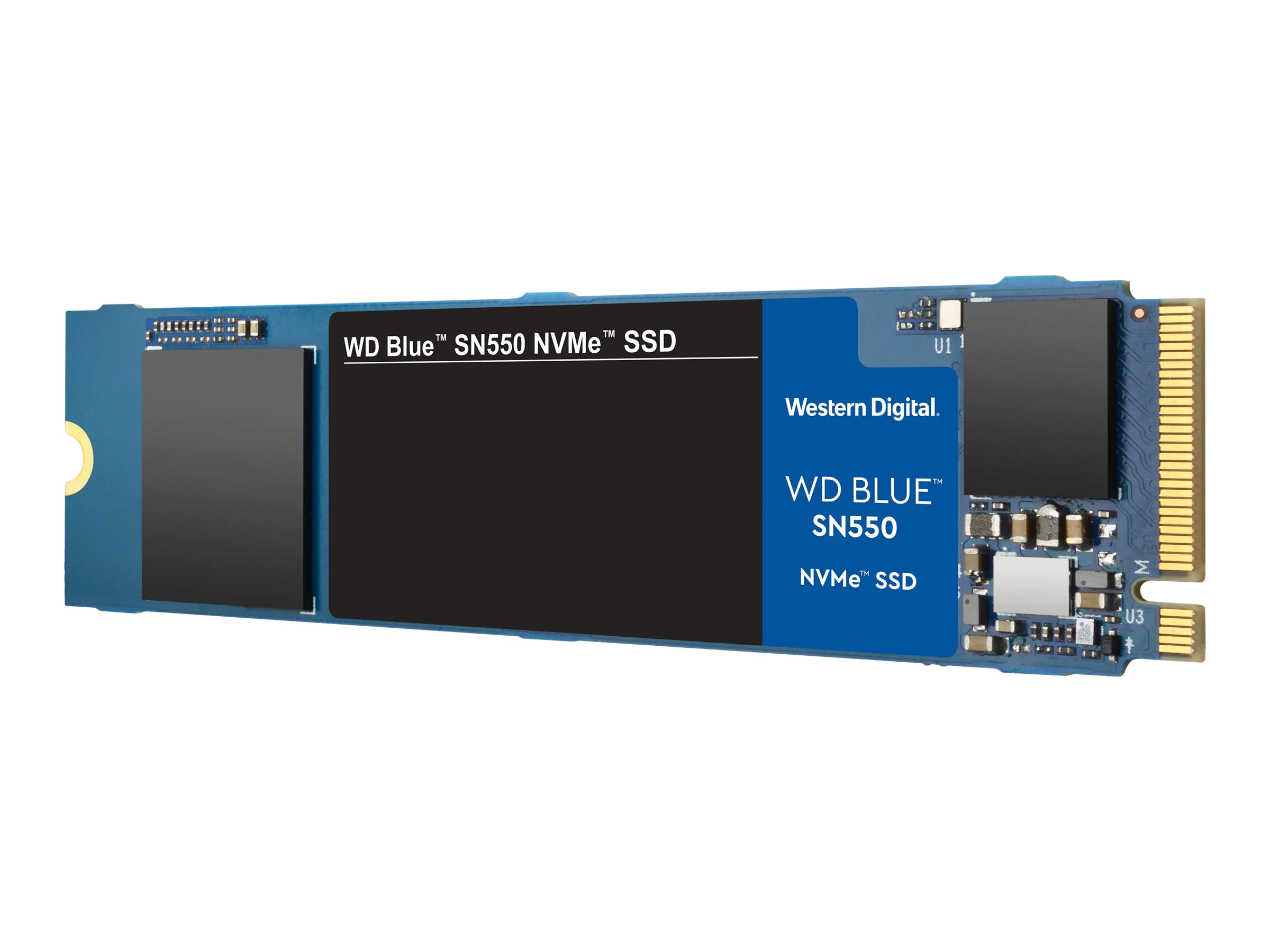 WD Blue SN550 NVMe SSD WDS500G2B0C - SSD - 500 GB - intern - M.2 2280 - PCIe 3.0 x4 (NVMe)