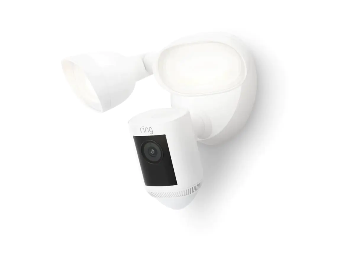 Amazon Ring Floodlight Cam Wired Pro - Netzwerk-Überwachungskamera - Außenbereich - witte