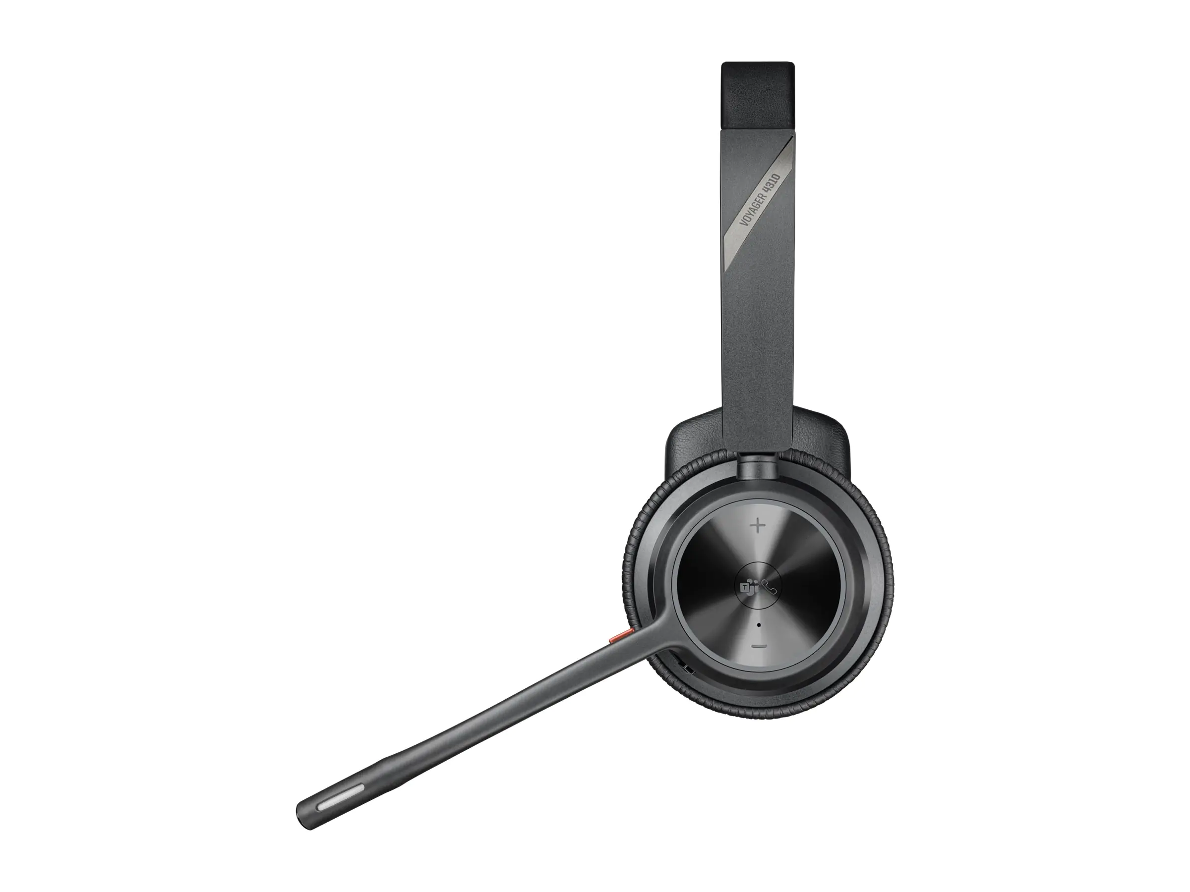 Poly Voyager 4310 - Headset - On-Ear - Bluetooth - kabellos, kabelgebunden - USB-A - Schwarz - Zertifiziert für Microsoft Teams