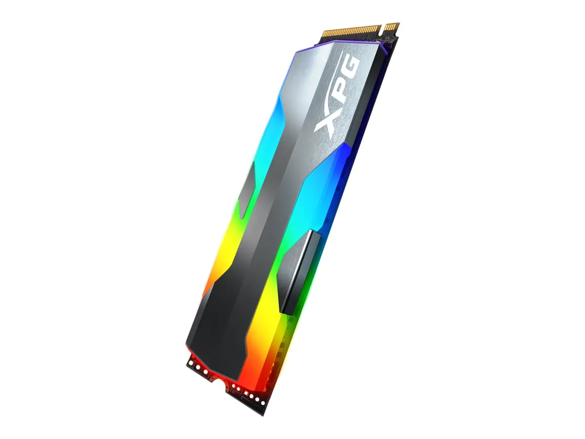 ADATA XPG Spectrix S20G RGB - SSD - 500 GB - intern - M.2 2280 - PCIe 3.0 x4 (NVMe) - 256-Bit-AES - integrierter Kühlkörper