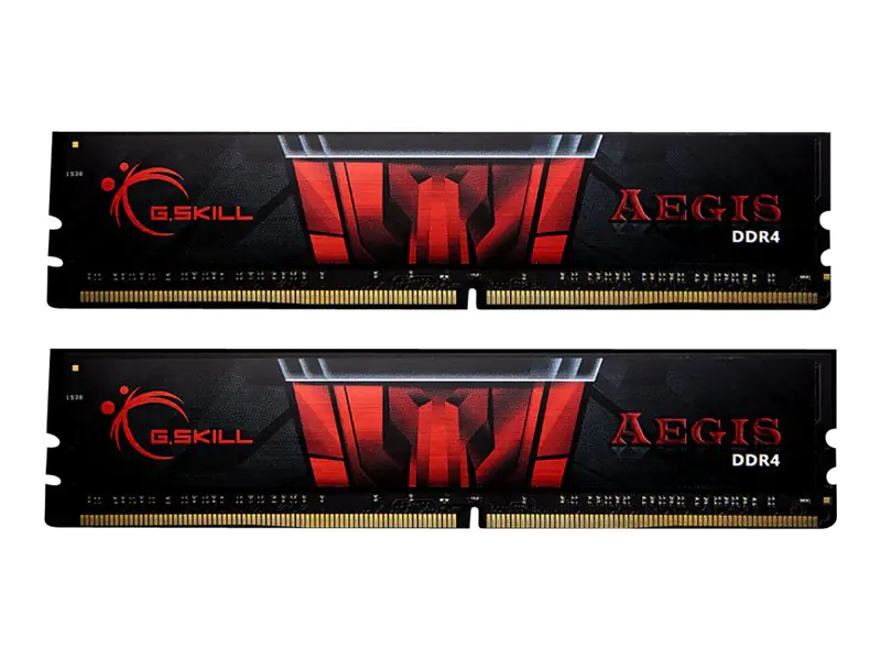 G.Skill AEGIS - DDR4 - kit - 8 GB: 2 x 4 GB - DIMM 288-PIN - 2133 MHz / PC4-17000 - CL15 - 1.2 V - ungepuffert - non-ECC