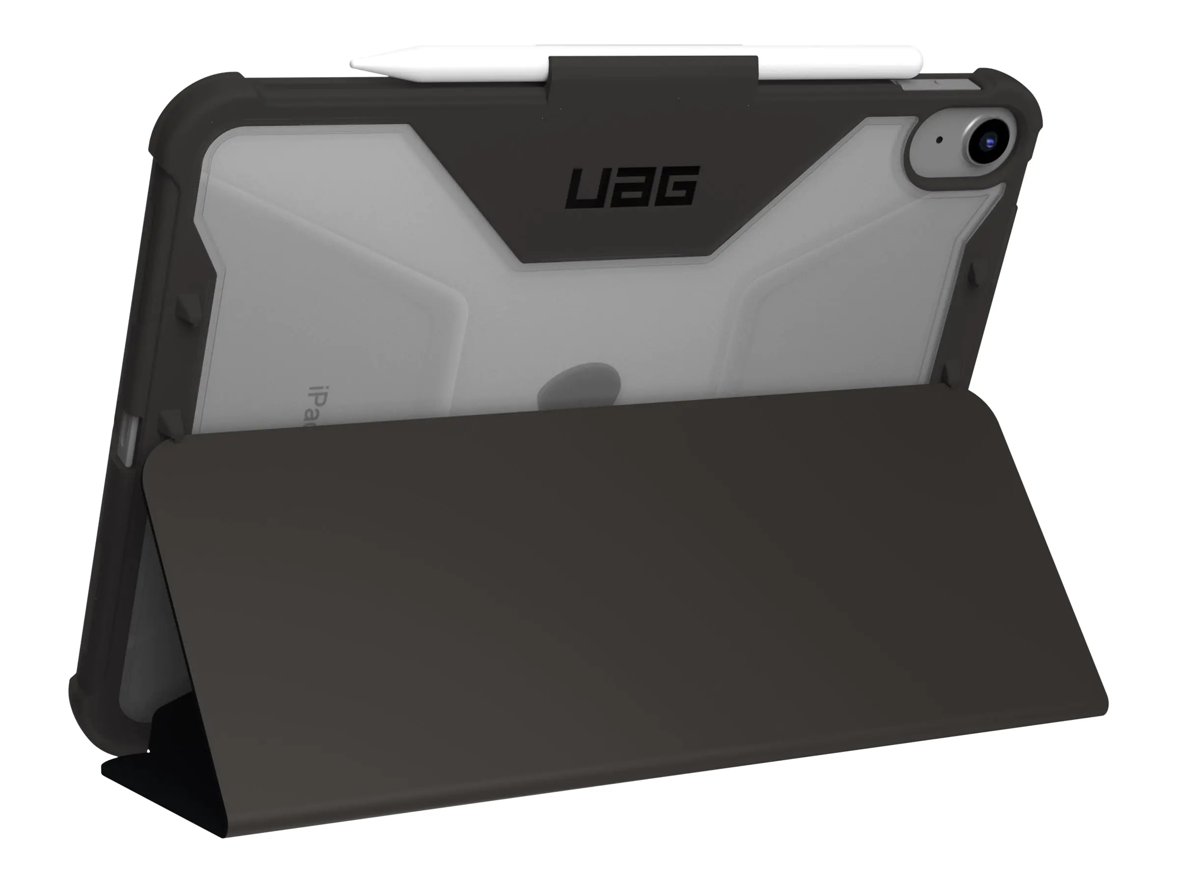 UAG Rugged Case for iPad 10.9 (10th Gen, 2022) - Plyo Black/Ice - Flip-Hülle für Tablet - medizinische Qualität - Eis schwarz - für Apple 10.9-inch iPad (10. Generation)