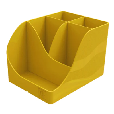 Exacompta Stifteköcher PEN-WAVE Bee Blue 11,9 x 10,9 x 15,5 cm (B x H x T) Polystyrol, recycelt safran Exacompta Stifteköcher PEN-WAVE Bee Blue 11,9 x 10,9 x 15,5 cm (B x H x T) Polystyrol, recycelt safran