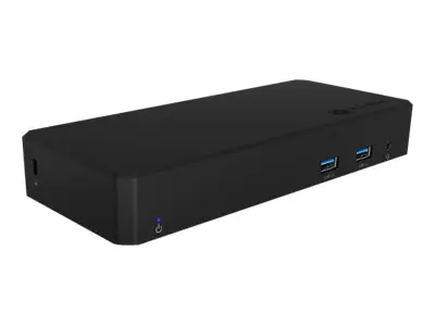 ICY BOX IB-DK2254AC - Dockingstation - USB-C 3.1 Gen 2 / Thunderbolt 3 - 3 x HDMI, 3 x DP - 1GbE - 135 Watt - Europa